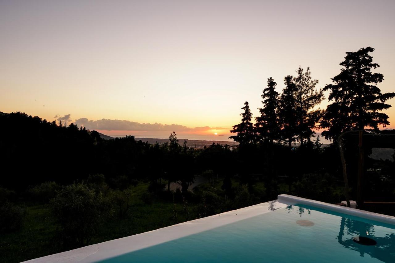 Tramonto Villa Lagoudi Zia エクステリア 写真